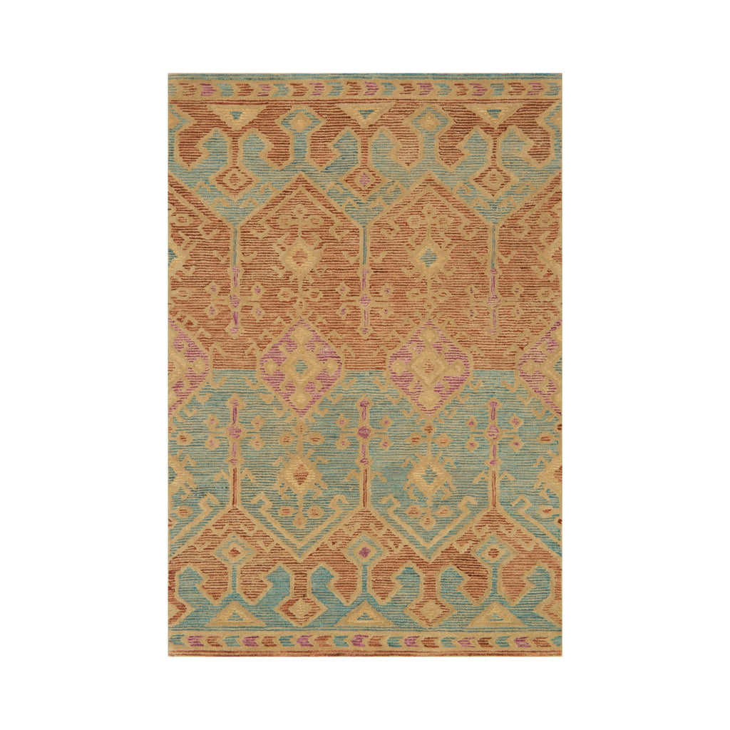 Gemology Spice/Teal Rug