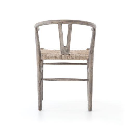 Display Wishbone Wicker Dining Chair