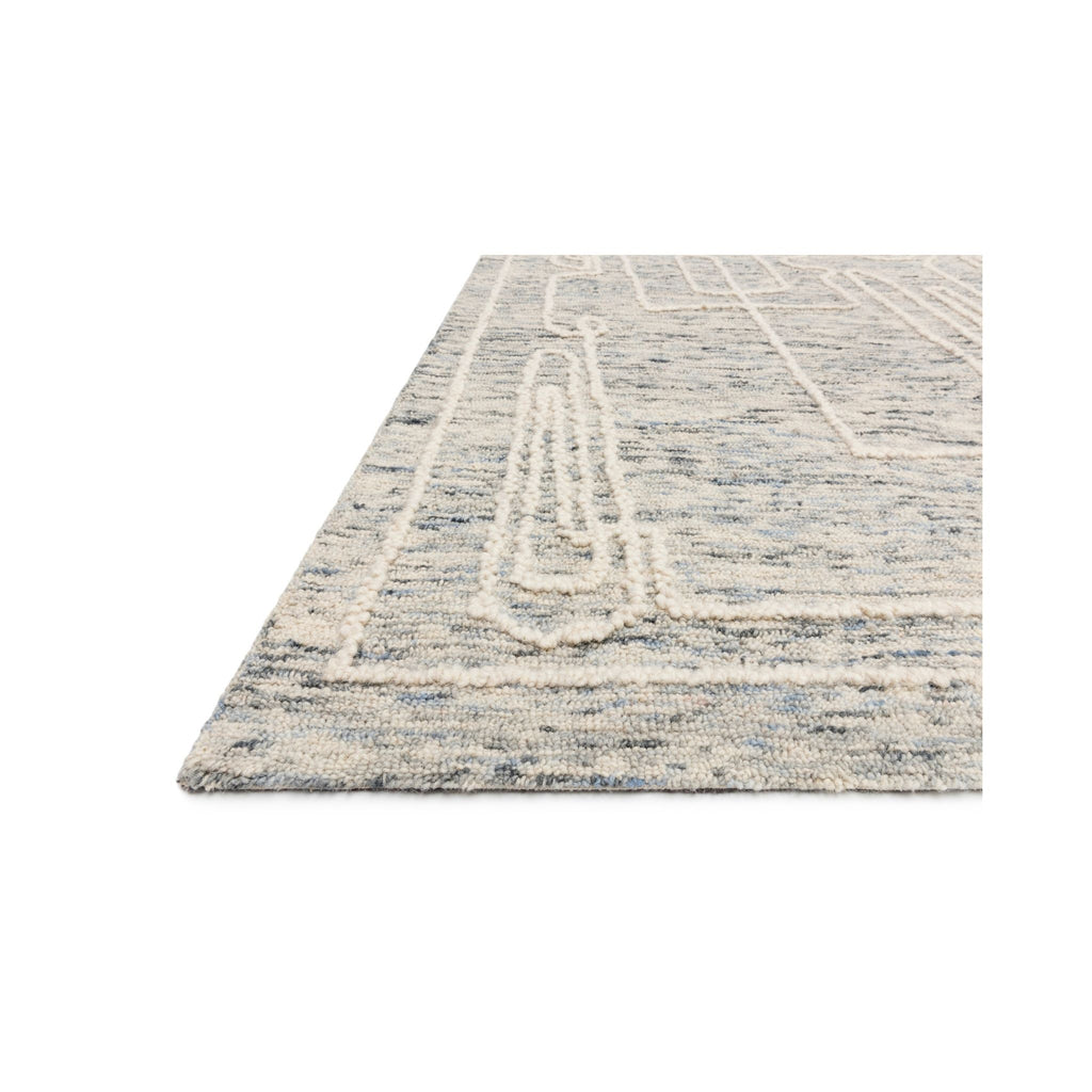 Leela Sky/White Rug