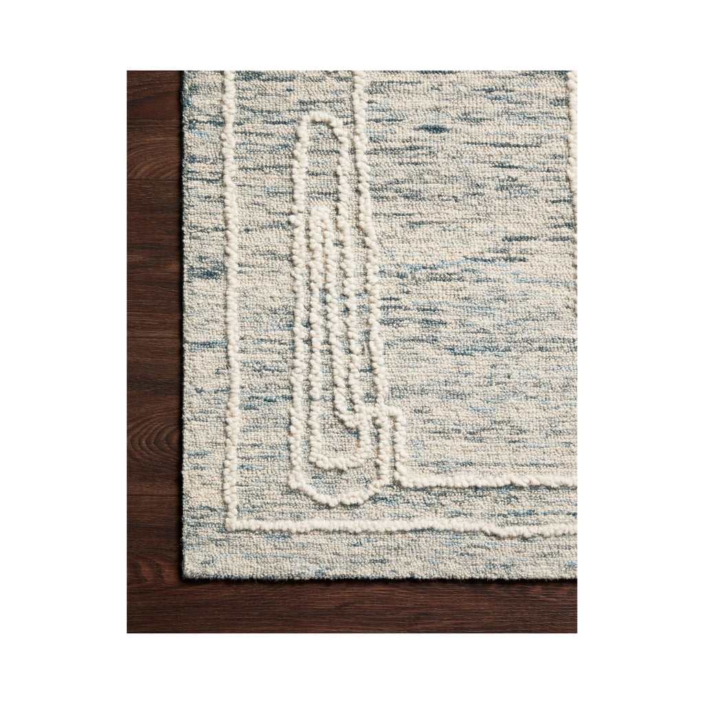 Leela Sky/White Rug