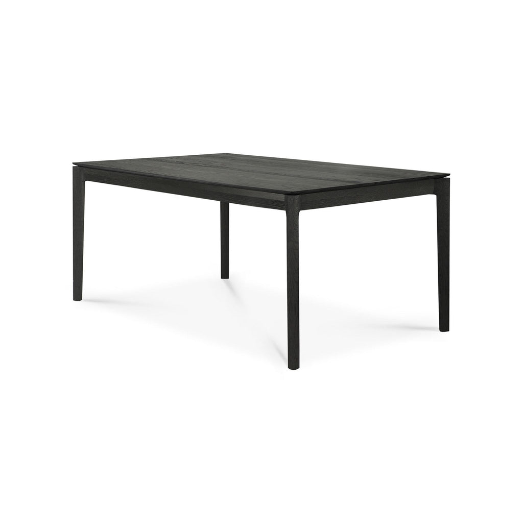 Oak Bok Black Extendable Dining Table Delivered to you Sooner