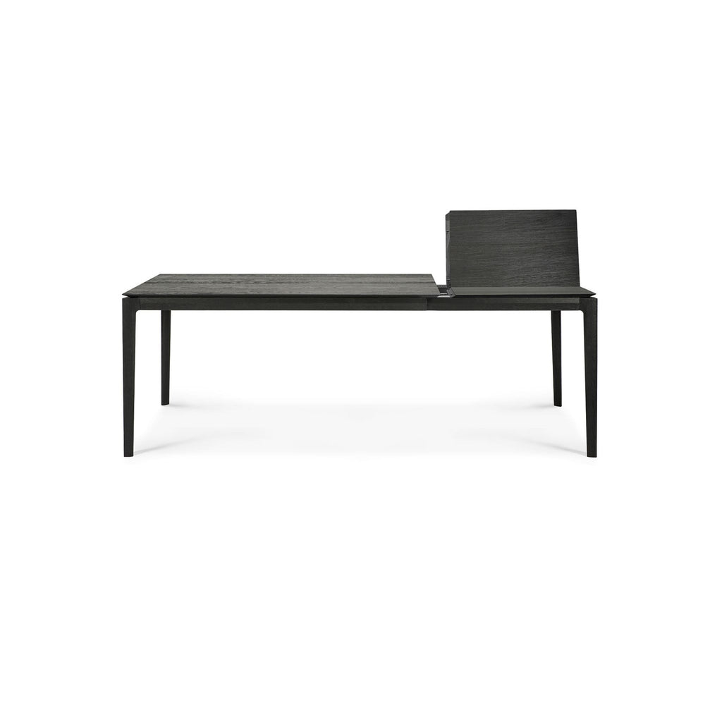 Oak Bok Black Extendable Dining Table Delivered to you Sooner
