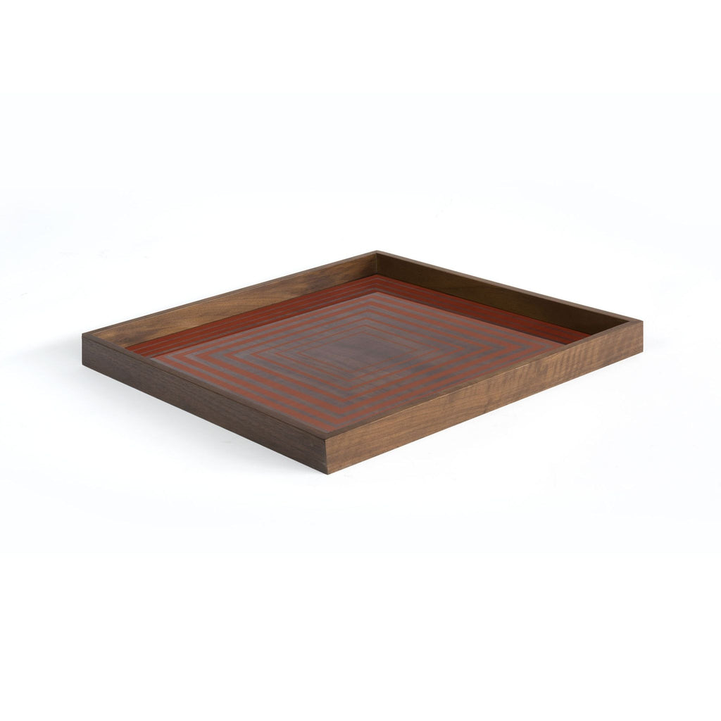 Pumpkin Square Glass Tray - large