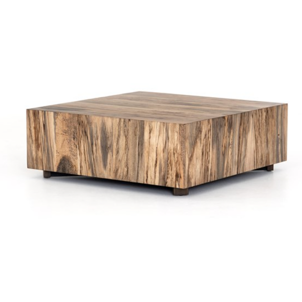 Spalted Square Coffee Table Delivered to You Sooner