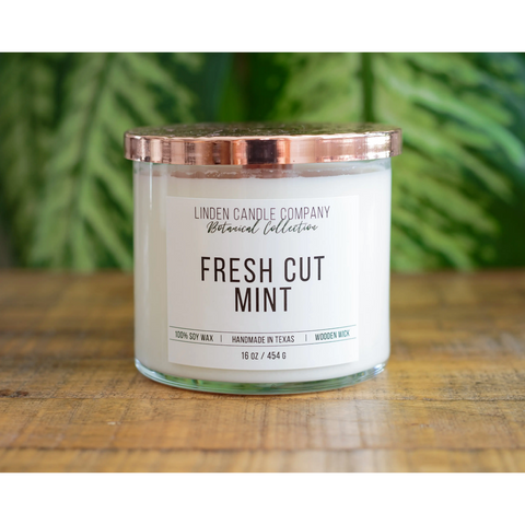Fresh Cut Mint Farmhouse 16 oz Candle