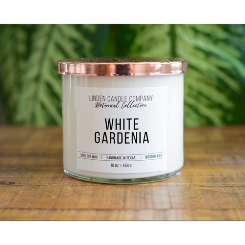White Gardenia Spring 16oz Candle