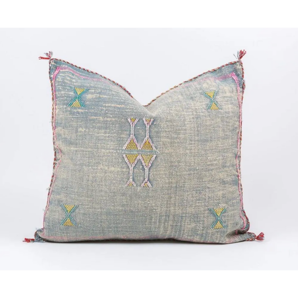 Musa Handmade Moroccan Cactus Silk Pillow