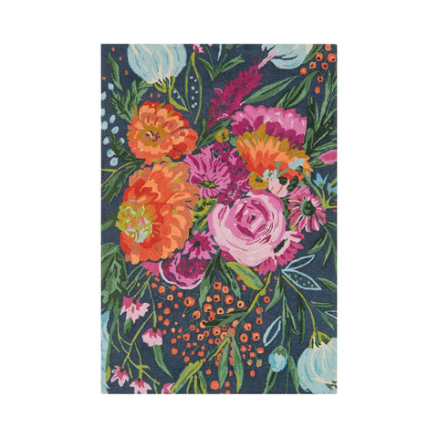Wild Bloom Midnight/Plum Rug