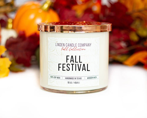 16oz Fall Festival Soy Candle Fall Candle