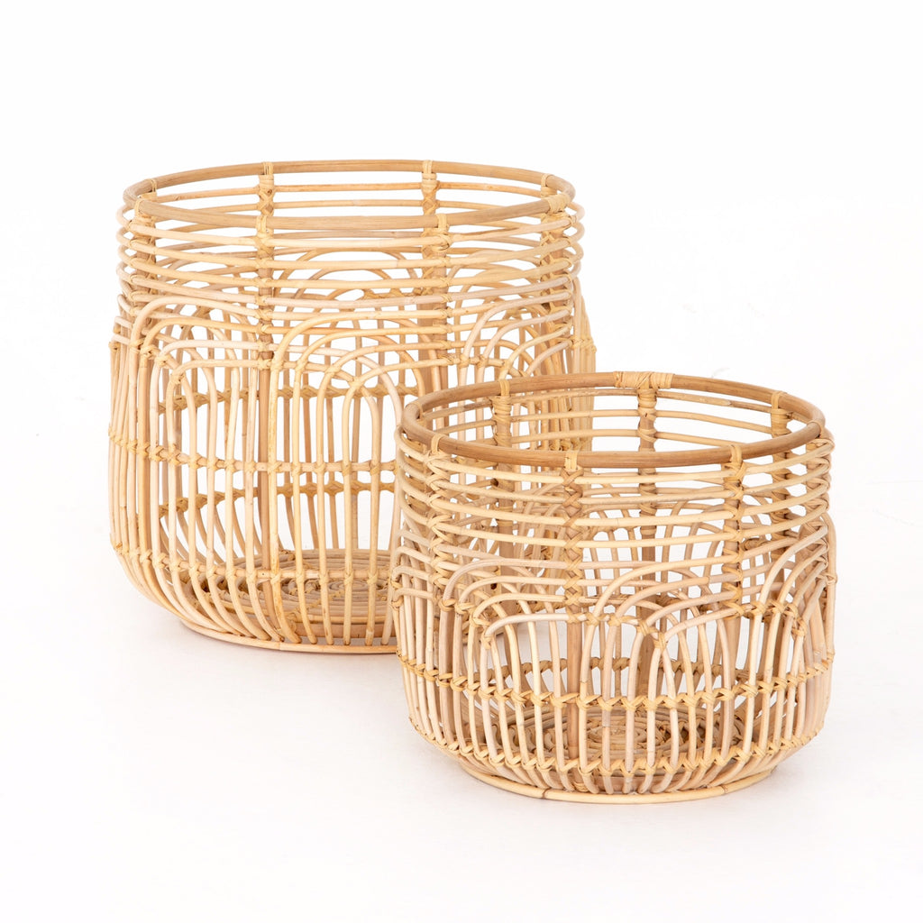 Boho Woven Basket - Set of 2