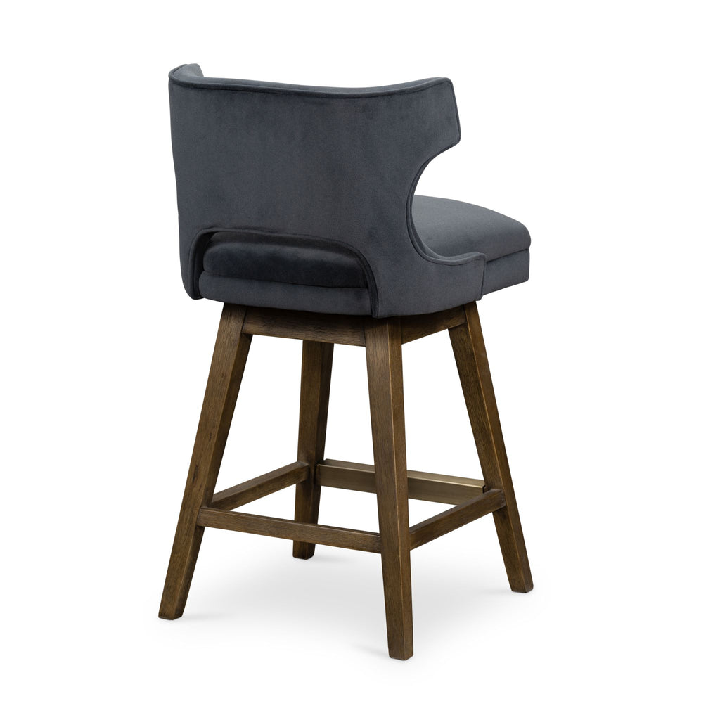 Antiqued Swivel Counter Stool