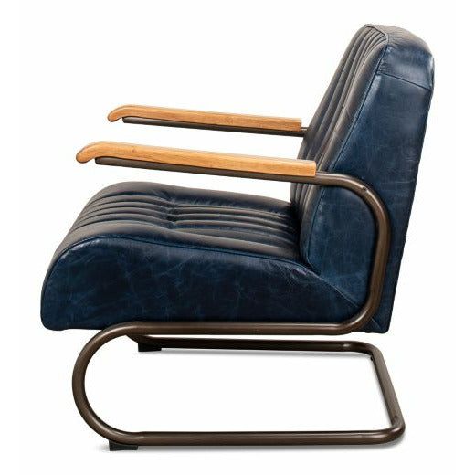 Cadillac Blue Arm Chair Delivered to you Sooner