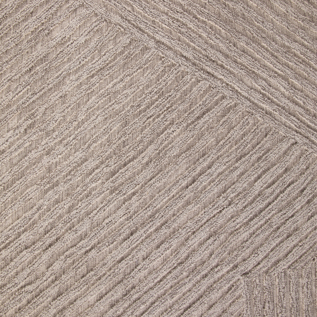 Heathered Natural Linear Outdoor Rug