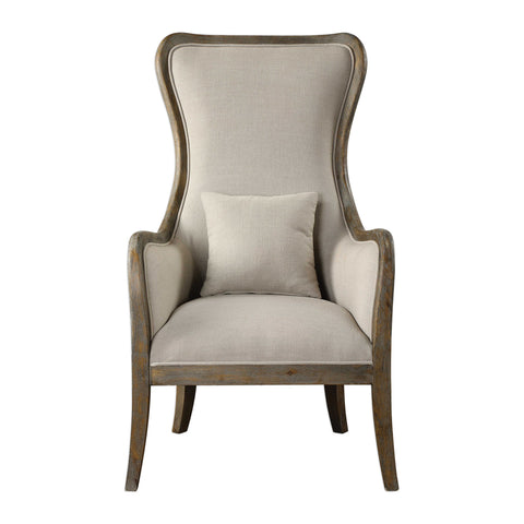 Athena Accent Chair, Stone