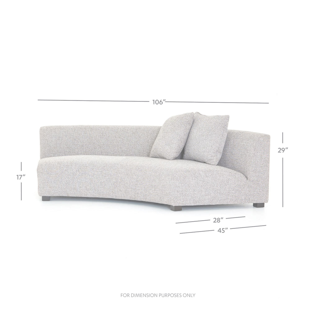 Crescent Right Arm Sofa