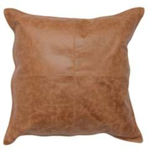 SLD Leather Dumont Chestnut Pillow 22x22