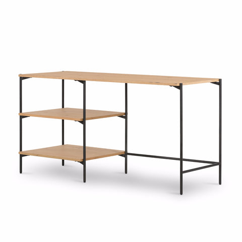 Contrast Modular Desk with Shelves