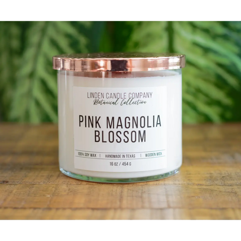 Pink Magnolia Blossom 16 oz Summer Candle