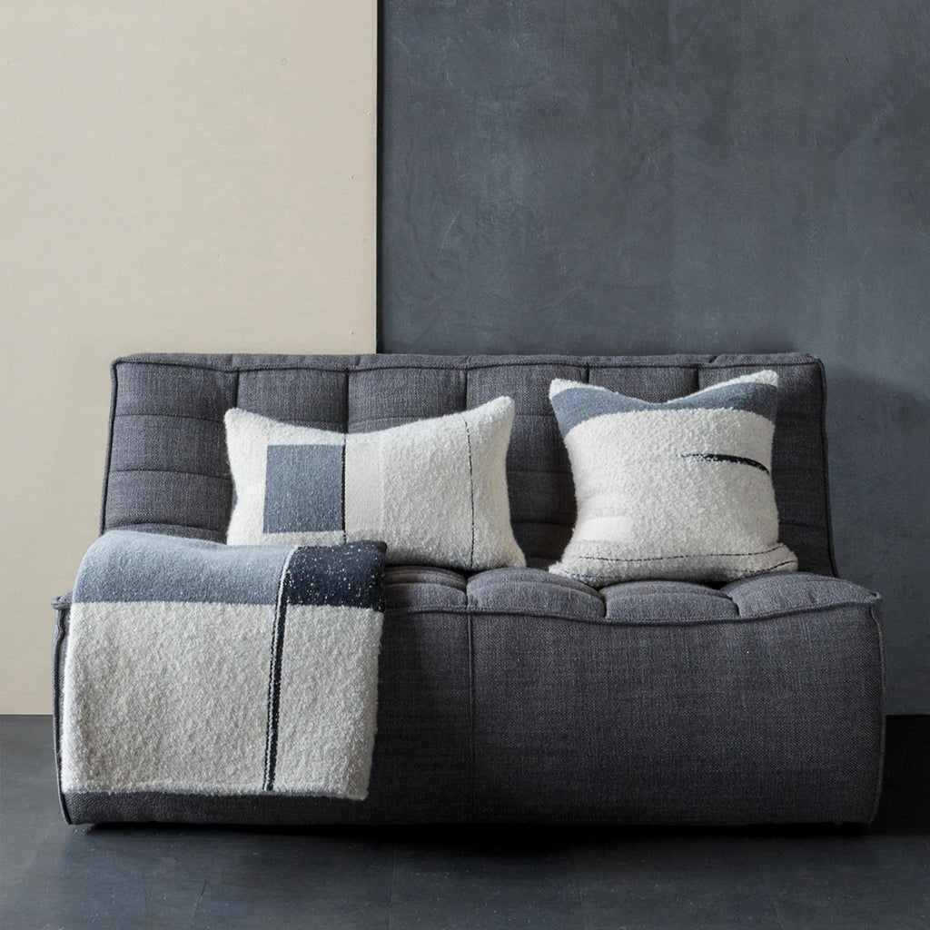 N701 Sofa - Dark Grey - 2 Seater Delivered to You Sooner