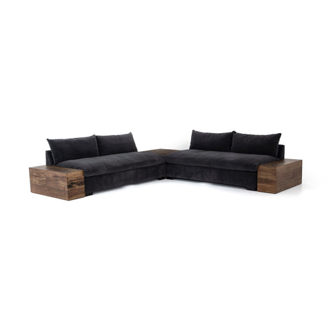 Aspen 2-Piece Sectional with Side Tables
