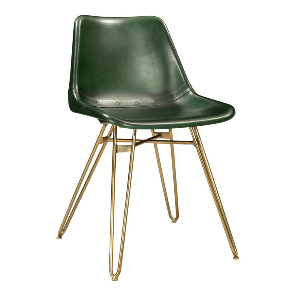Green Hairpin Dining Chair