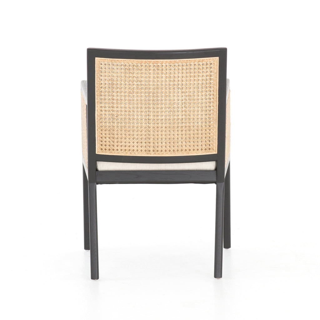 Natural Cane Dining Arm Chair