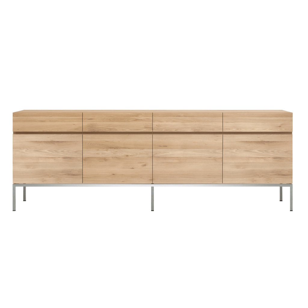 Ligna Oak Sideboard – Minimalist Scandinavian Storage with Clean Lines - Sage InteriorsEthnicraft