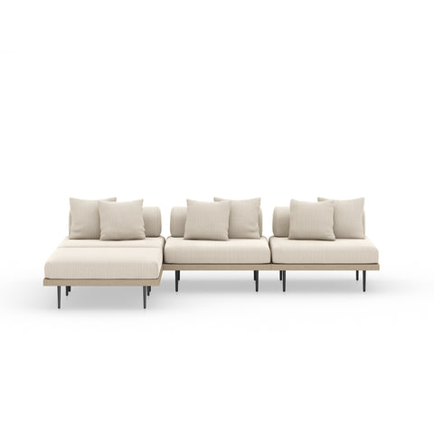Limitless Outdoor 3-pc Sectional