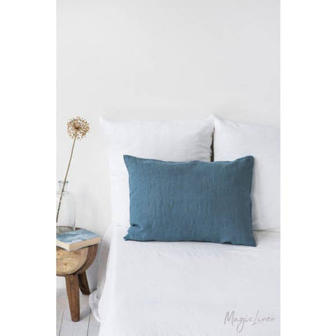 Gray Blue Pillow Case - Set of 2