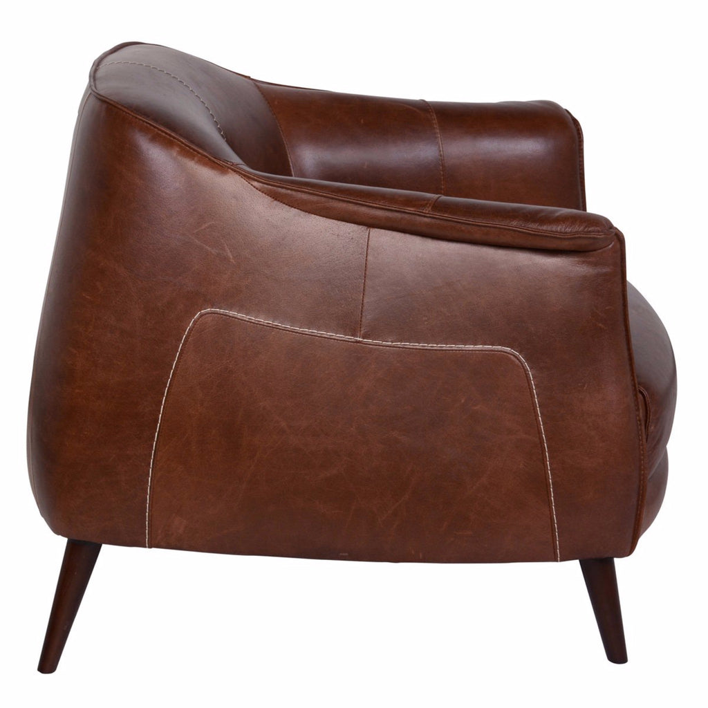 Martel Club Chair, Leather