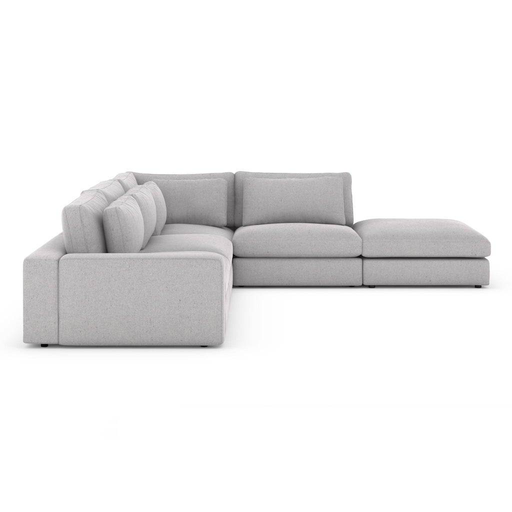 Monroe 4 PC Sectional with Ottoman