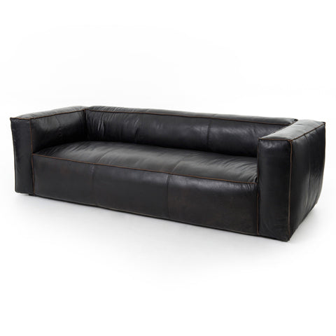 Lecco Reverse Stitch Sofa Delivered to You Sooner