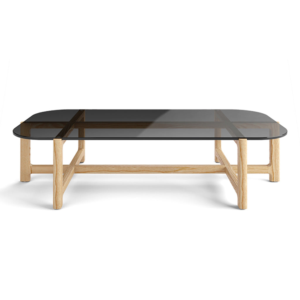 Quarry Rectangular Coffee Table with Natural Ash Base