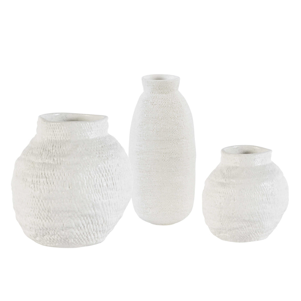 Textured Relic Vases