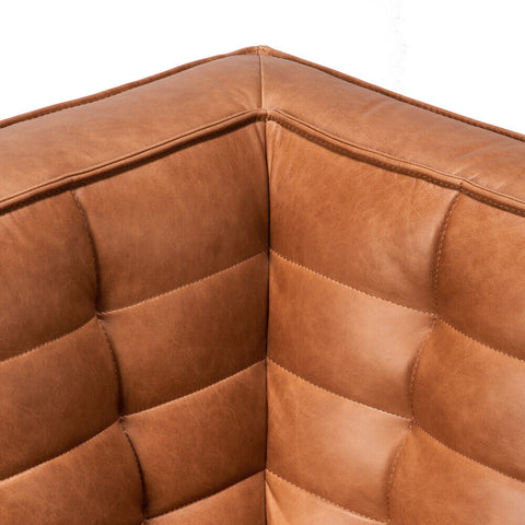 N701 sofa - corner - old saddle 36 x 36 x 30