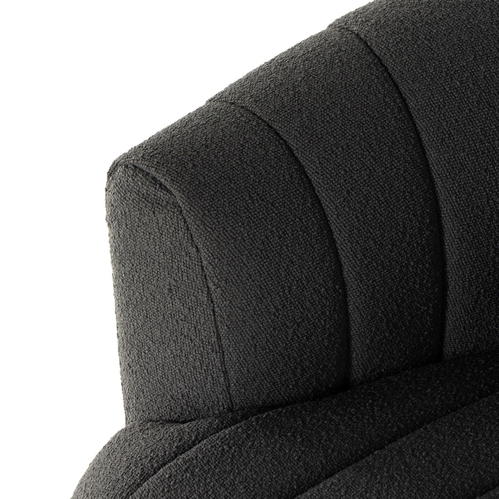 Channel Chair, Fiqa Boucle Charcoal