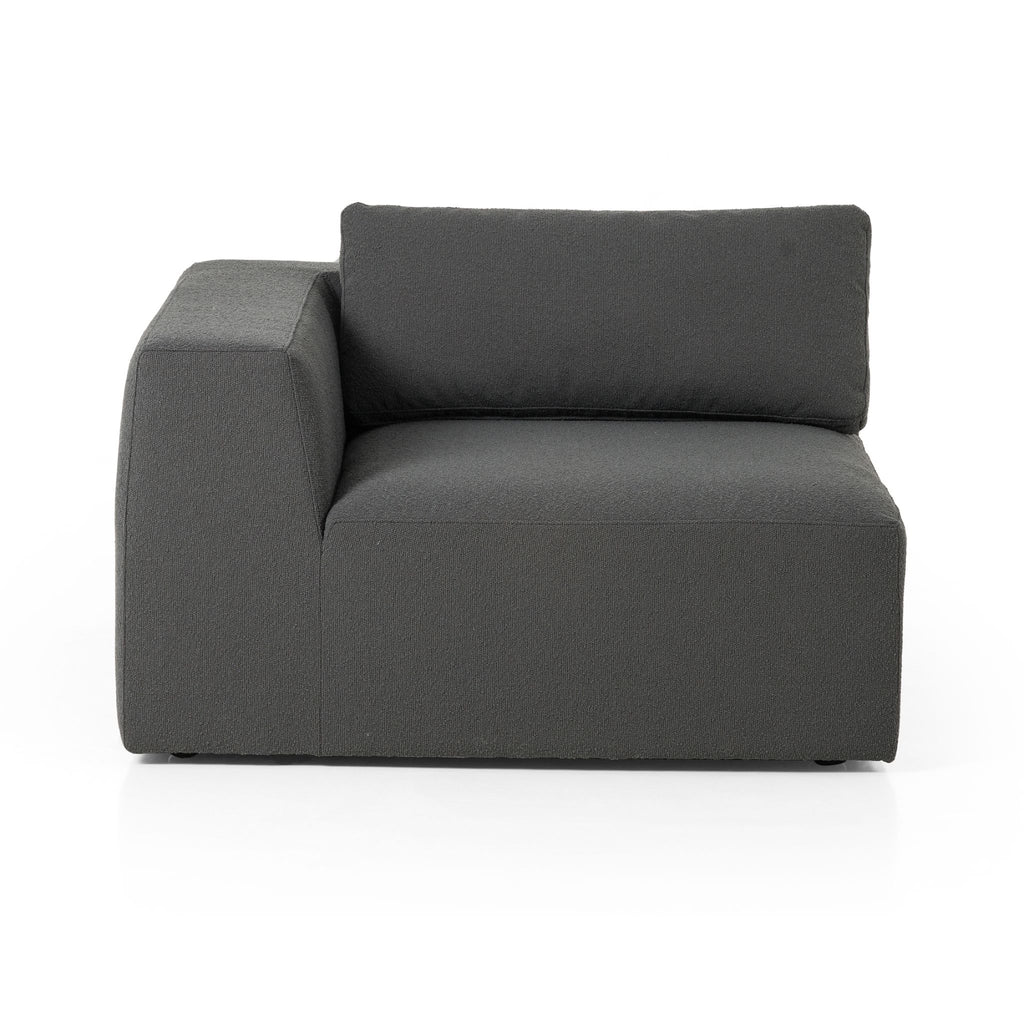 Zenith Sectional, Build Your Own, Fiqa Boucle Charcoal