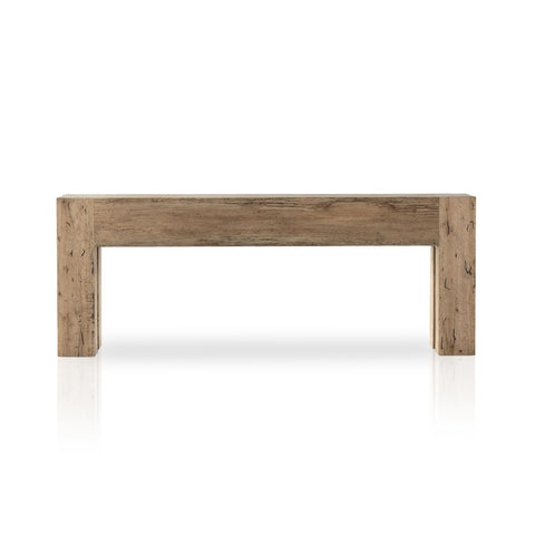 Dovetail Joinery Console Table, Rustic Wormwood Oak