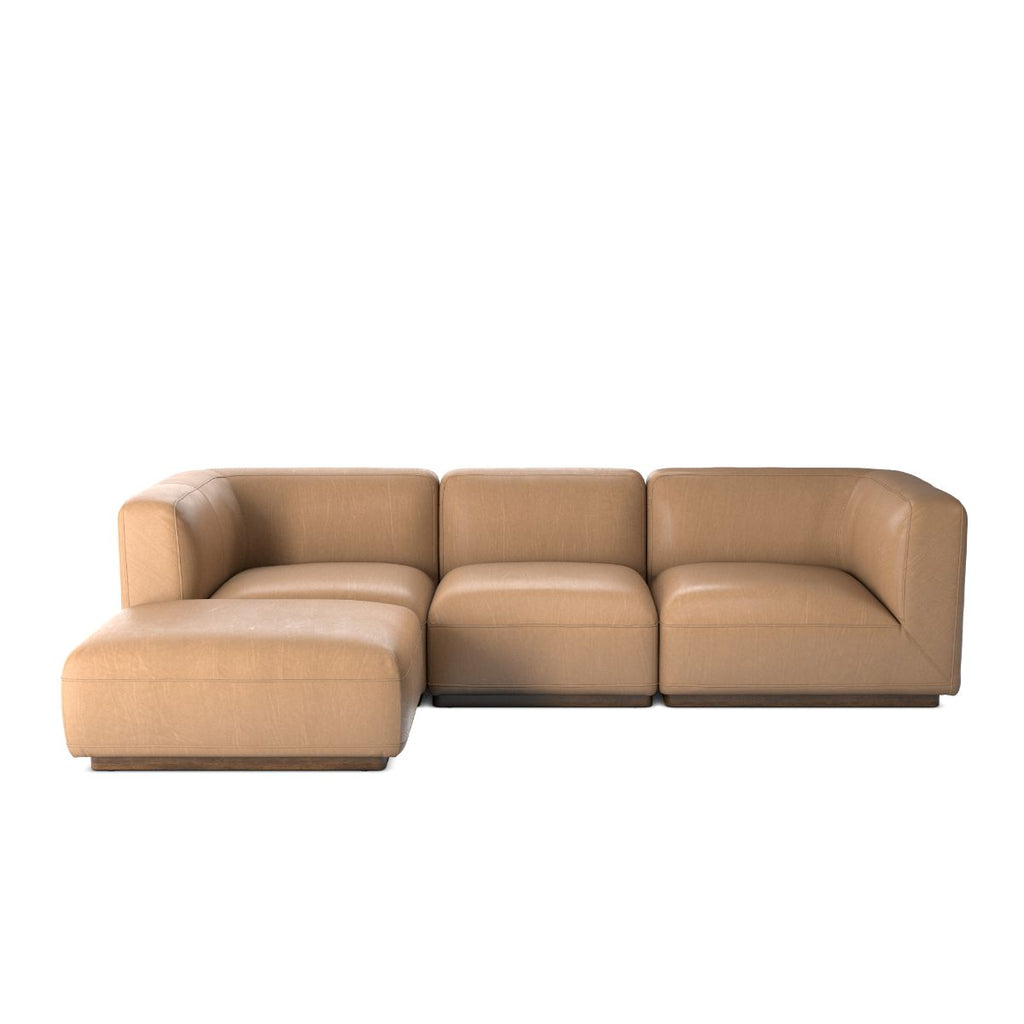 Floyd 3 Piece Sectional, Nantucket Taupe