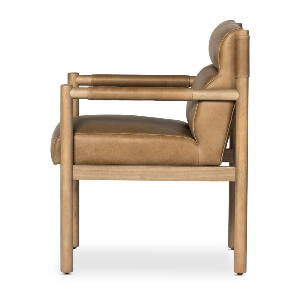 Hutton Dining Armchair, Palermo Drift Leather