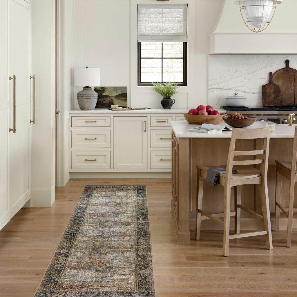 Layla Rug, Olive Charcoal