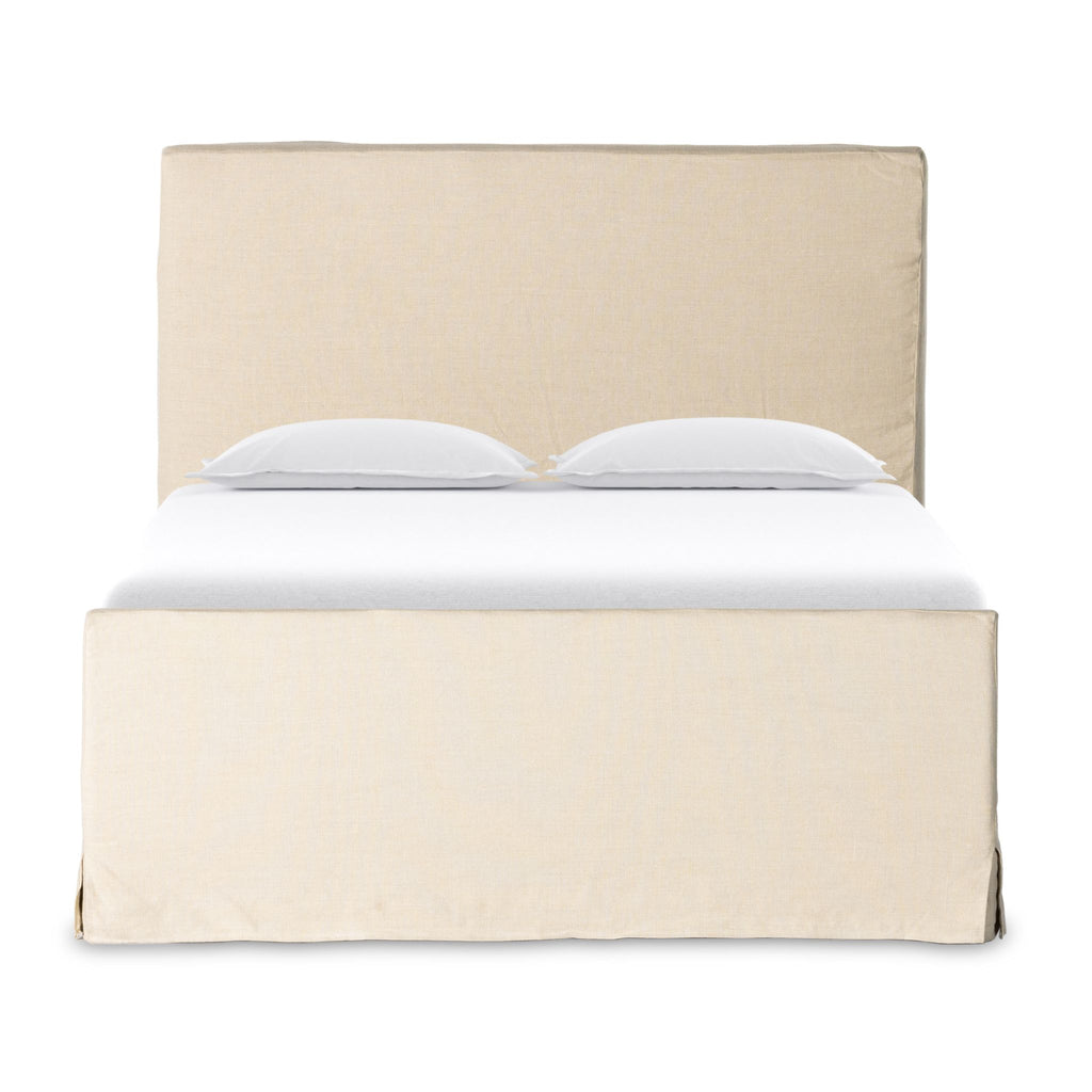 Belgian Linen™ Slipcover Bed, Brussels Natural