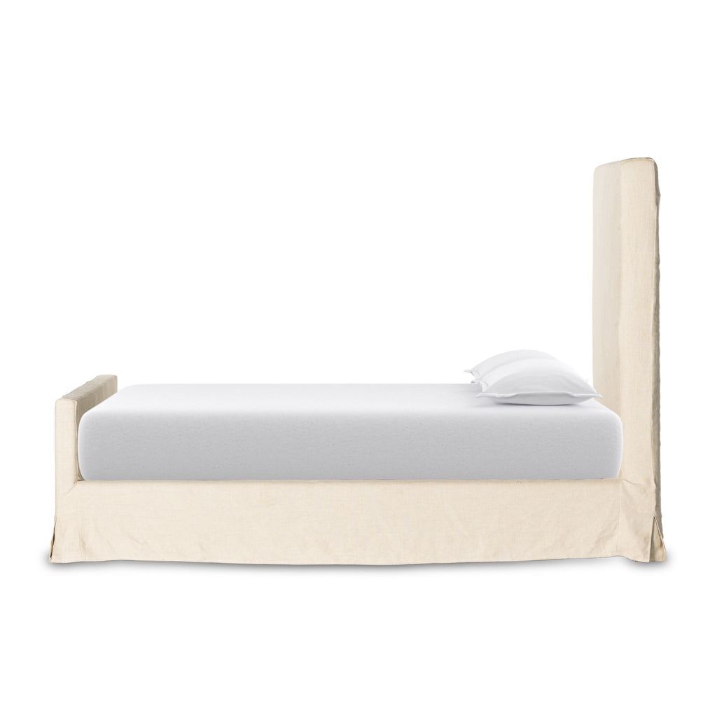 Belgian Linen™ Slipcover Bed, Brussels Natural