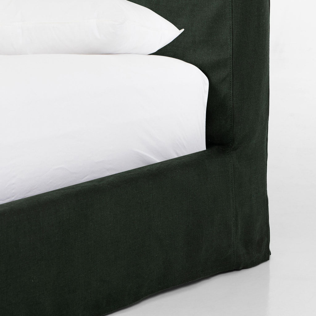 Belgian Linen™ Slipcover Bed, Brussels Pine