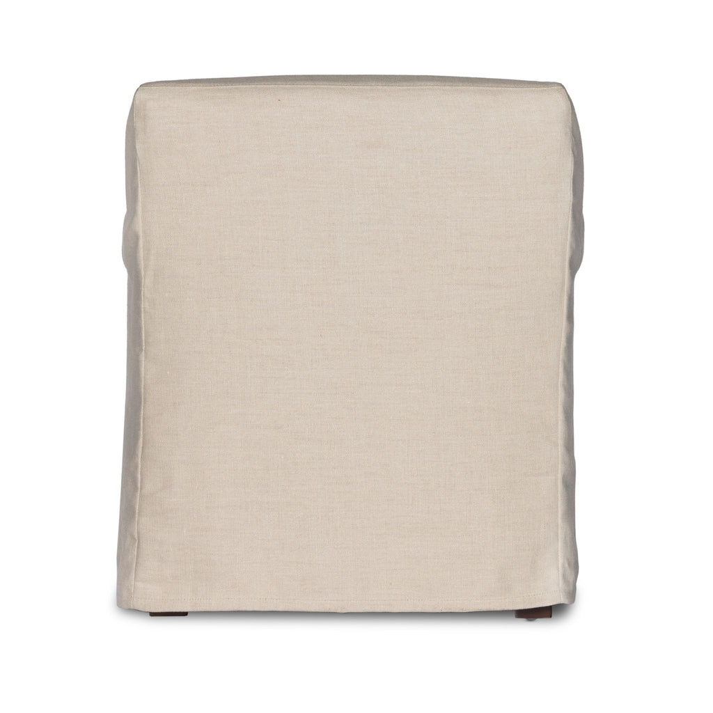 Belgian Linen™ Slipcover Dining Chair, Brussels Natural