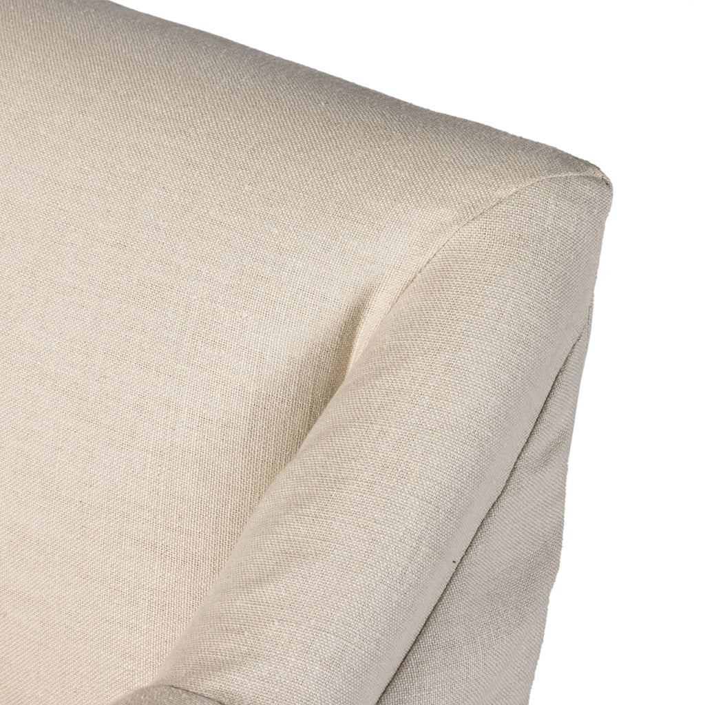 Belgian Linen™ Slipcover Dining Chair, Brussels Natural