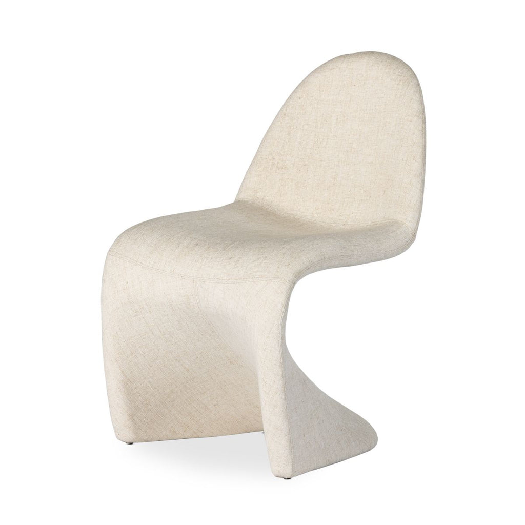 Linen Curve Dining Chair, Performance