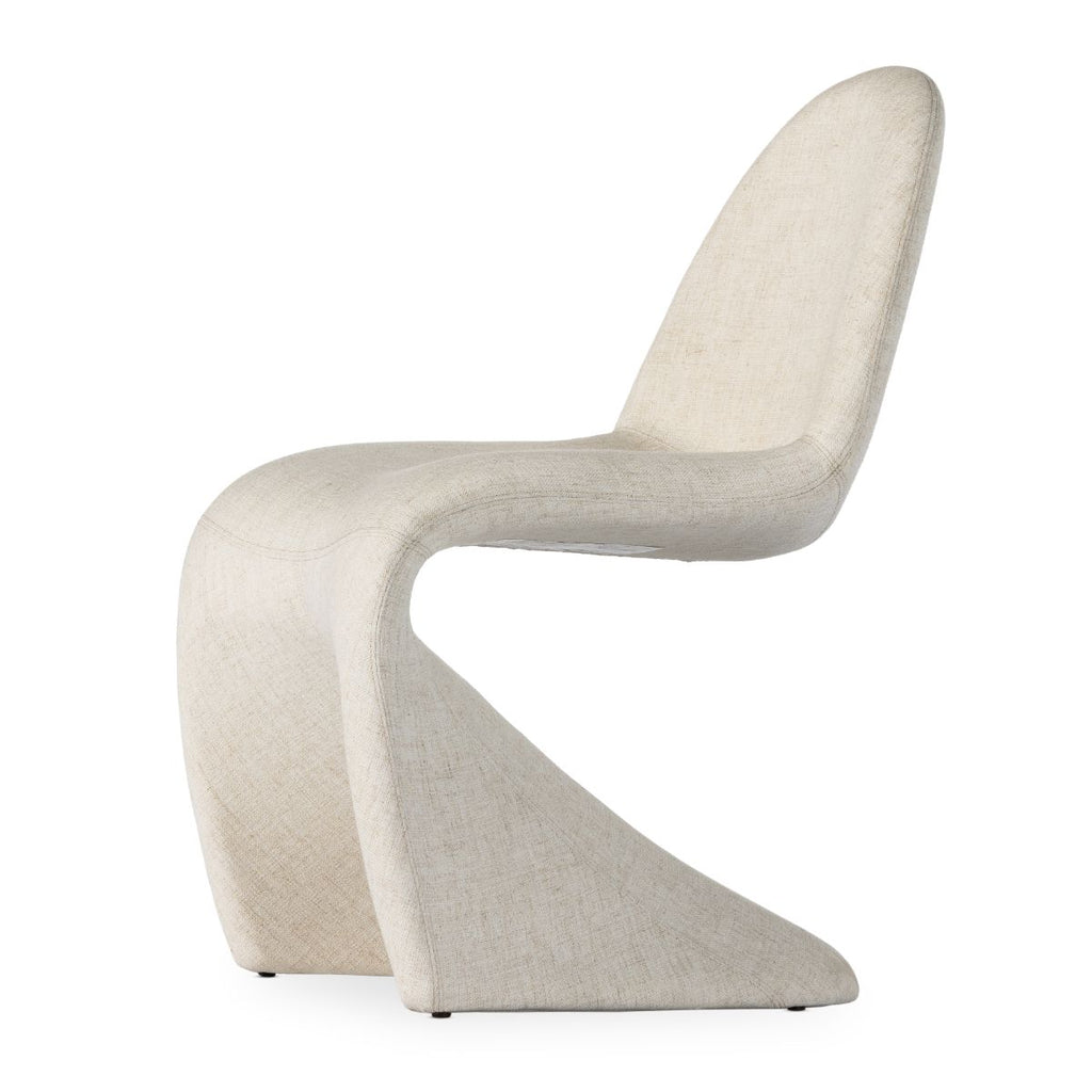 Linen Curve Dining Chair, Performance