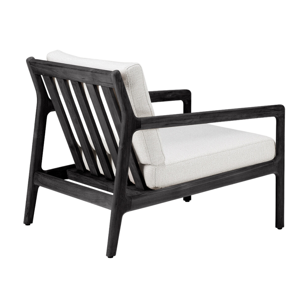 Jack Outdoor Lounge Chair, Teak Black