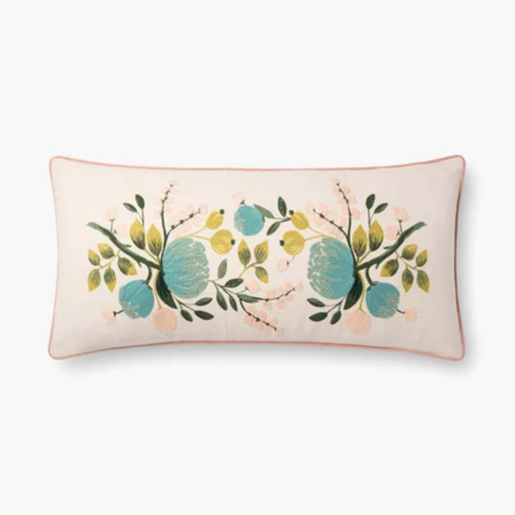 Rifle Paper Pillow, Ivory Multi